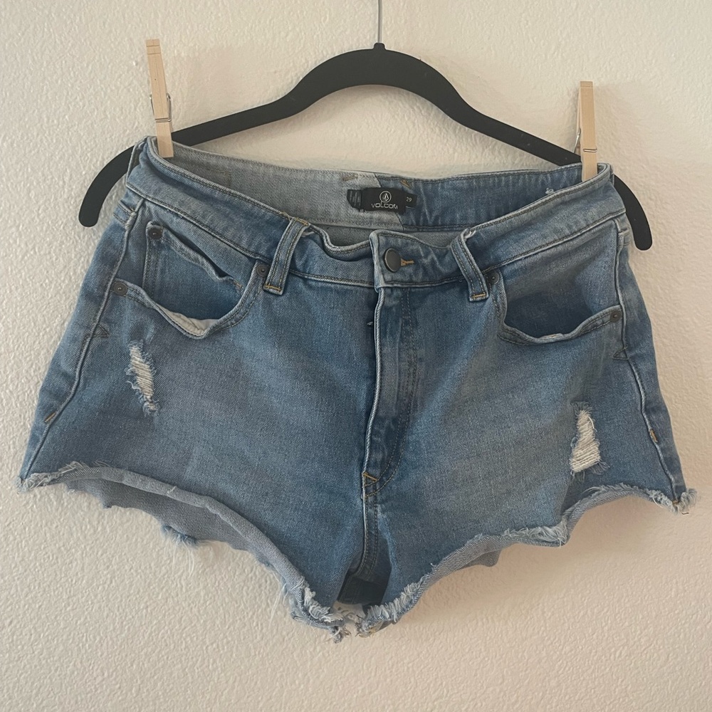 Preloved Volcom Jean Shorts
